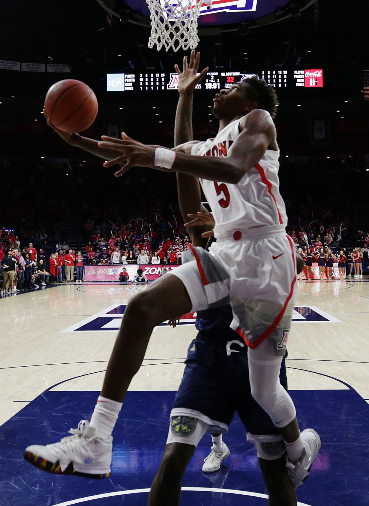 Arizona Wildcats 100, Georgia Southern Eagles 70